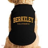Berkeley Arched Text Yellow Doggie Tank thumb 0