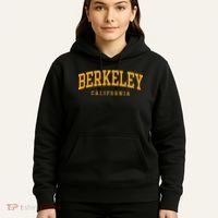 Berkeley Arched Text Yellow Hoodie thumb 5