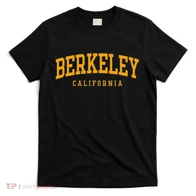 Berkeley Arched Text Yellow T-Shirt