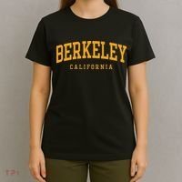 Berkeley Arched Text Yellow T-Shirt thumb 4