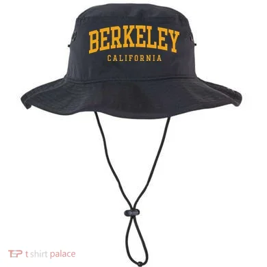 Berkeley Arched Text Yellow Bucket Hat