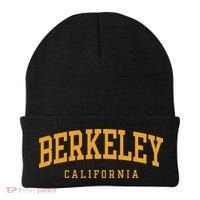 Berkeley Arched Text Yellow Beanie thumb 0
