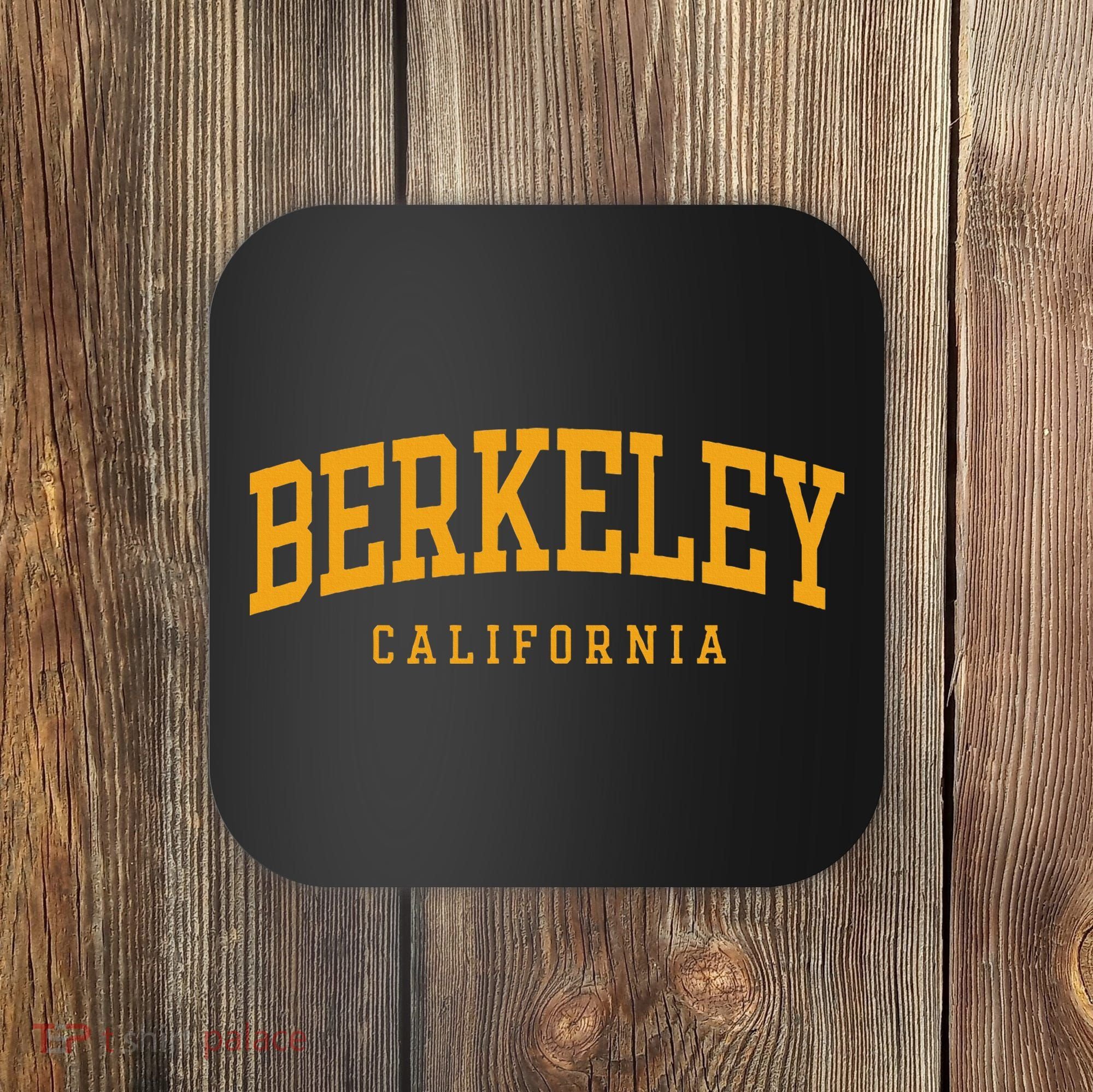 Berkeley Arched Text Yellow Coaster