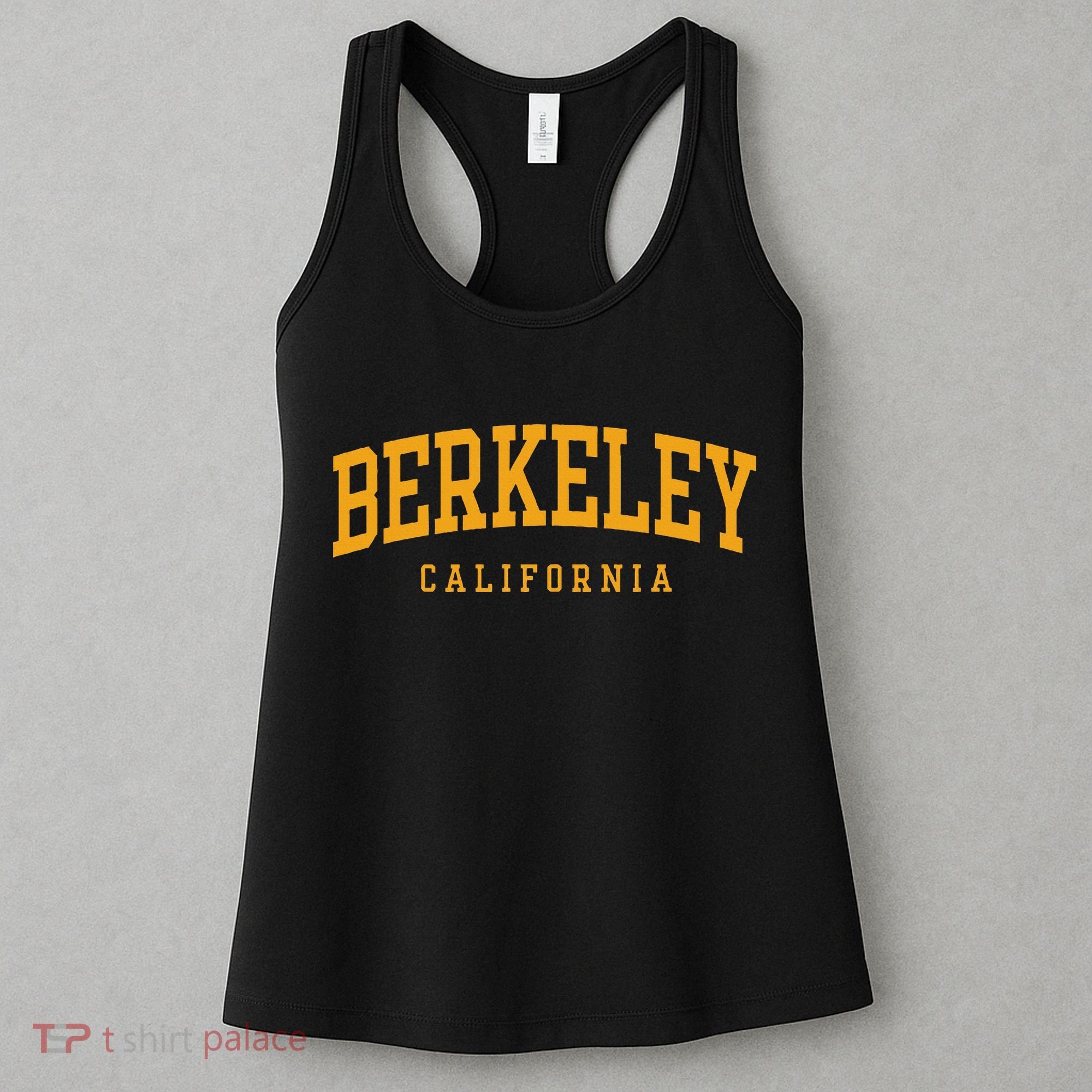 Berkeley Arched Text Yellow Women's Tank Top