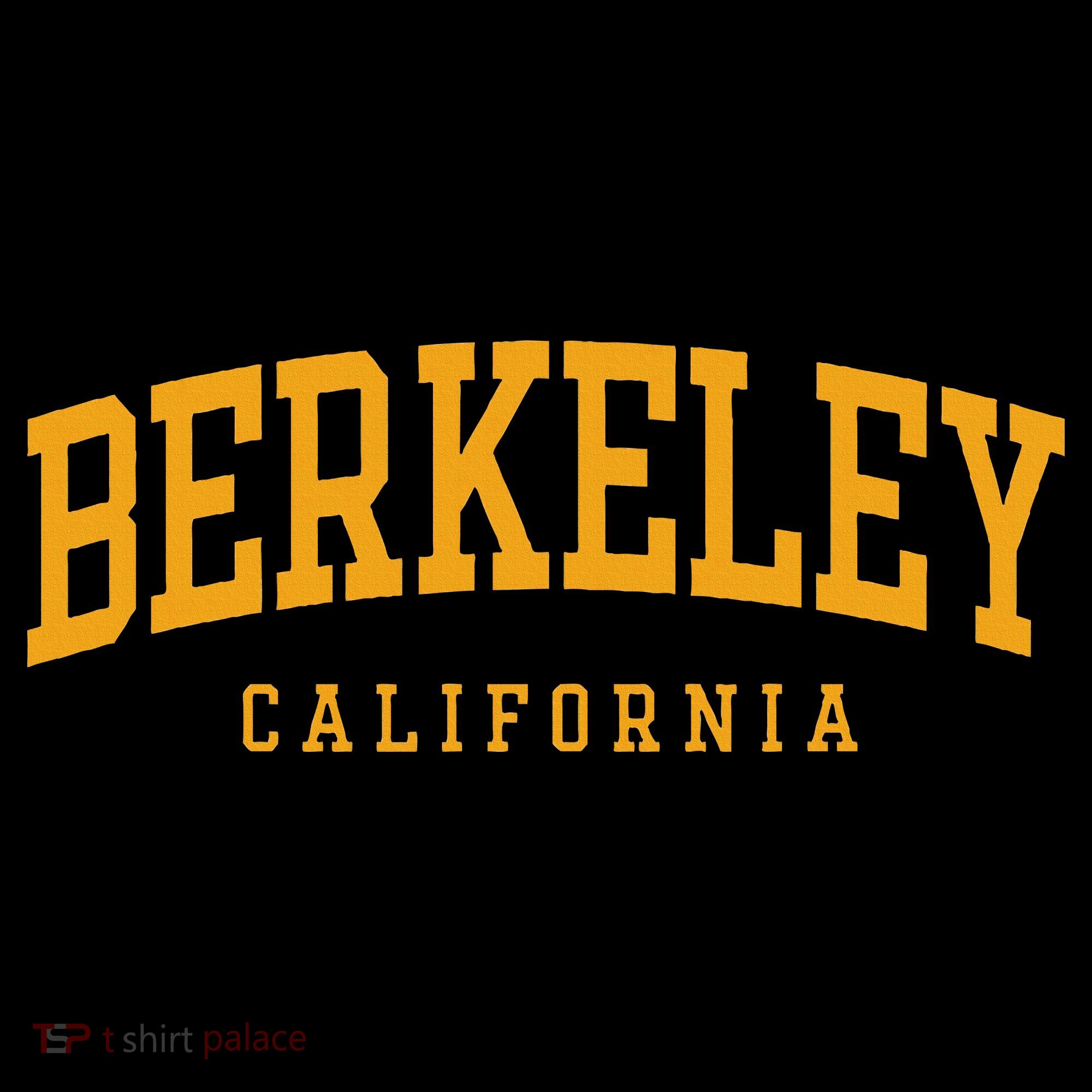 Berkeley Arched Text Yellow Tank Top