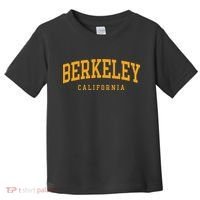 Berkeley Arched Text Yellow Toddler T-Shirt thumb 0