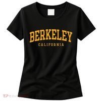 Berkeley Arched Text Yellow Women's T-Shirt thumb 0