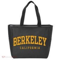 Berkeley Arched Text Yellow Tote Bag thumb 0