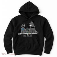 Batfamily Bat Cat Family Cartoon Spoof Hoodie thumb 0