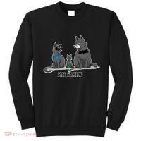 Batfamily Bat Cat Family Cartoon Spoof Sweatshirt thumb 0