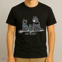 Batfamily Bat Cat Family Cartoon Spoof T-Shirt thumb 3