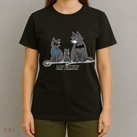 Batfamily Bat Cat Family Cartoon Spoof T-Shirt thumb 4