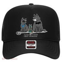 Batfamily Bat Cat Family Cartoon Spoof Hat thumb 0