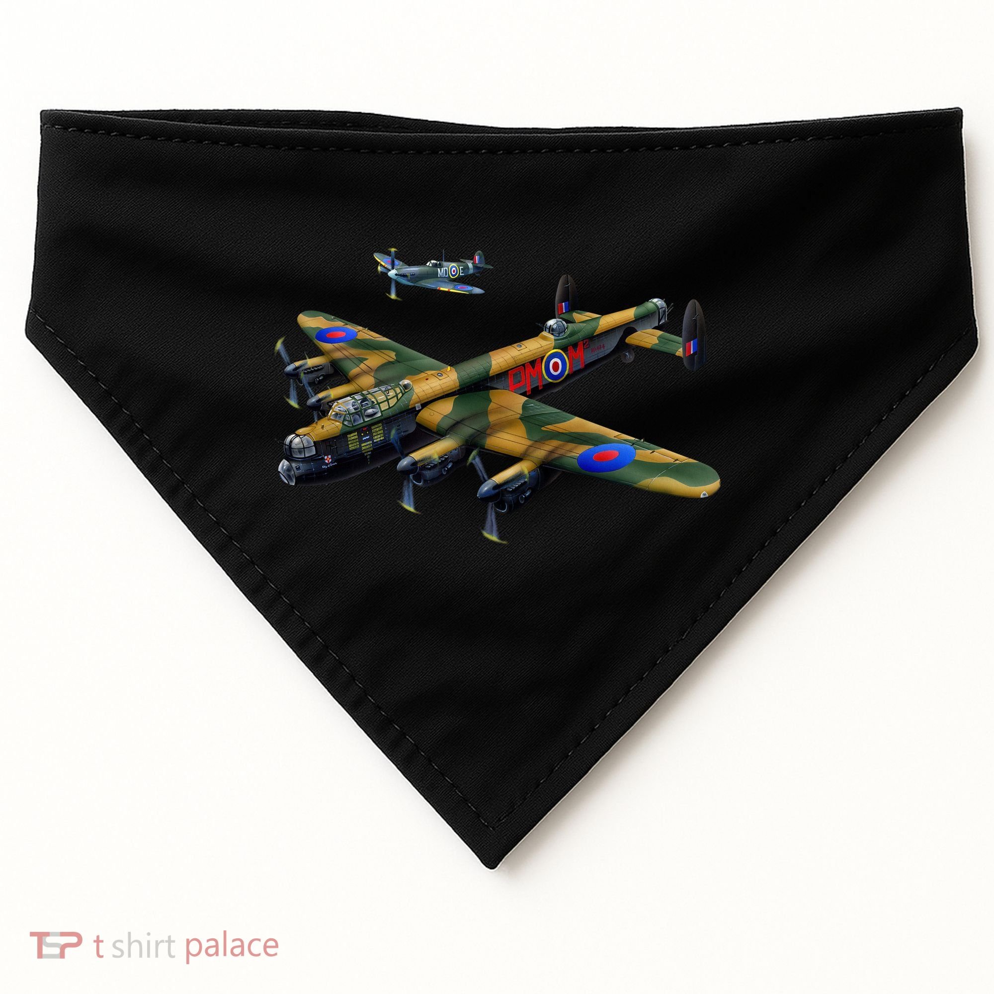 Battle of Britain Airforce War Plane USA-Made Doggie Bandana