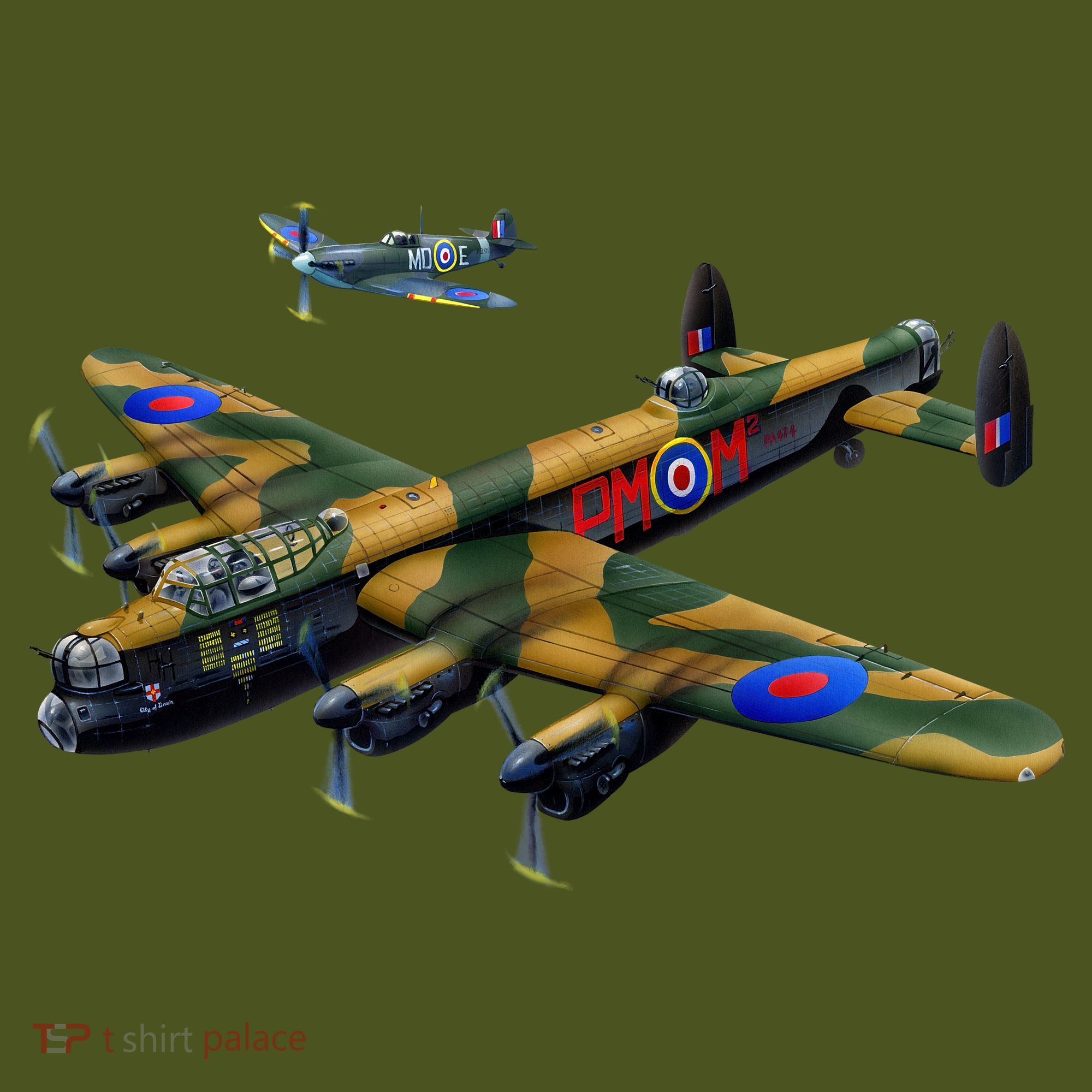 Battle of Britain Airforce War Plane Mousepad
