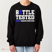 Battle Tested Colon Cancer Survivor Women's Sweatshirt thumb 0