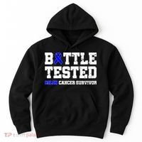 Battle Tested Colon Cancer Survivor Hoodie thumb 0