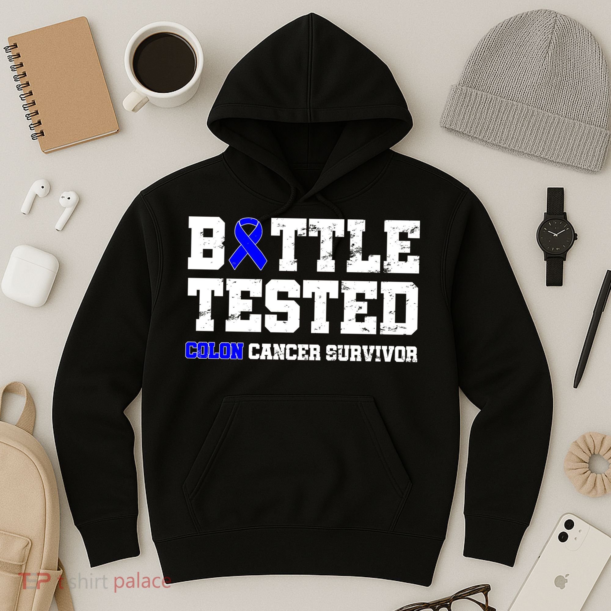 Battle Tested Colon Cancer Survivor Hoodie