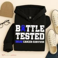 Battle Tested Colon Cancer Survivor Hoodie thumb 4