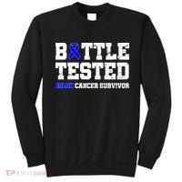 Battle Tested Colon Cancer Survivor Sweatshirt thumb 0