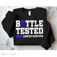 Battle Tested Colon Cancer Survivor Sweatshirt thumb 2