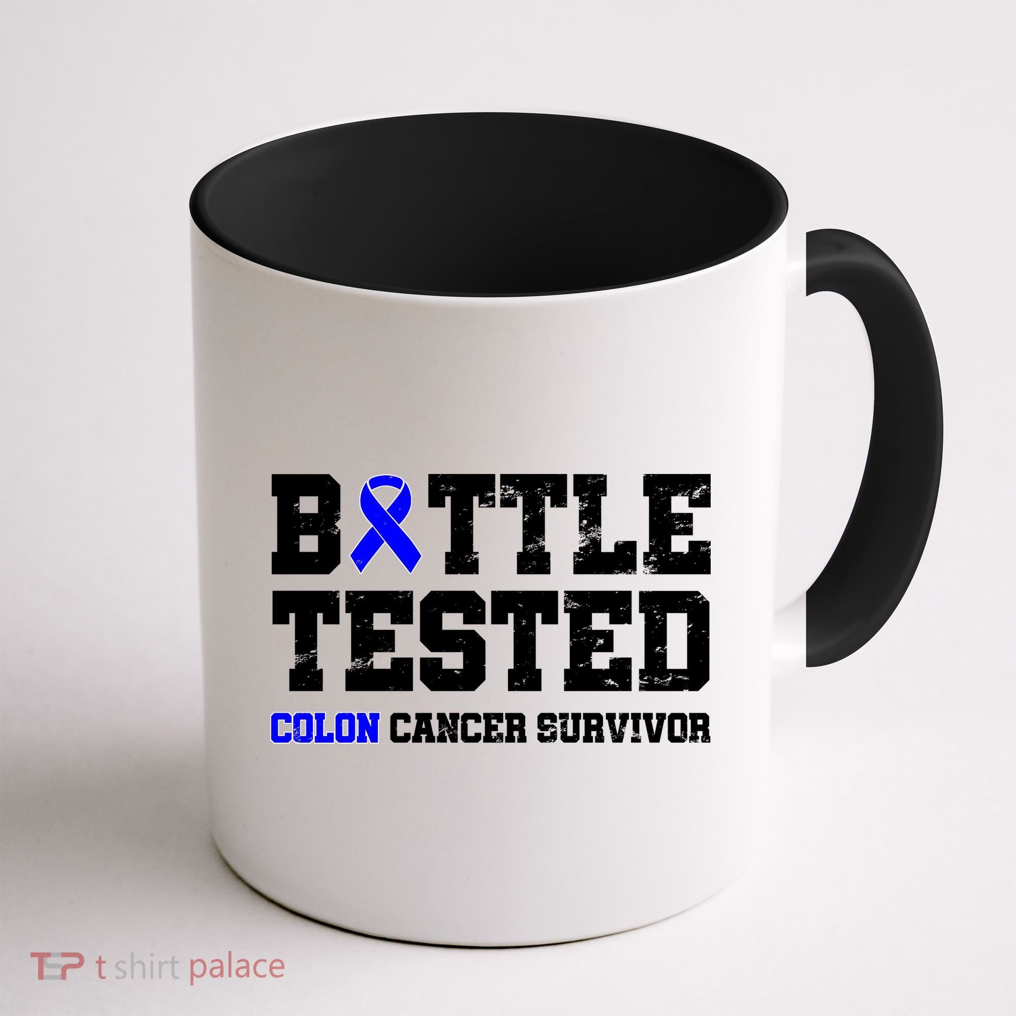 Battle Tested Colon Cancer Survivor Coffee Mug