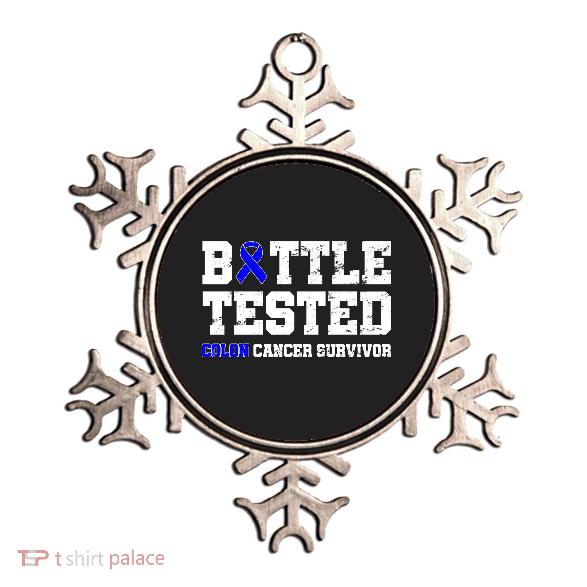 Battle Tested Colon Cancer Survivor Ornament