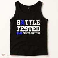 Battle Tested Colon Cancer Survivor Tank Top thumb 2
