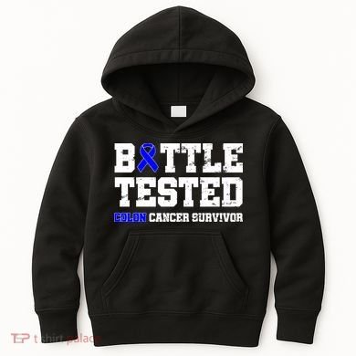 Battle Tested Colon Cancer Survivor Kids Hoodie