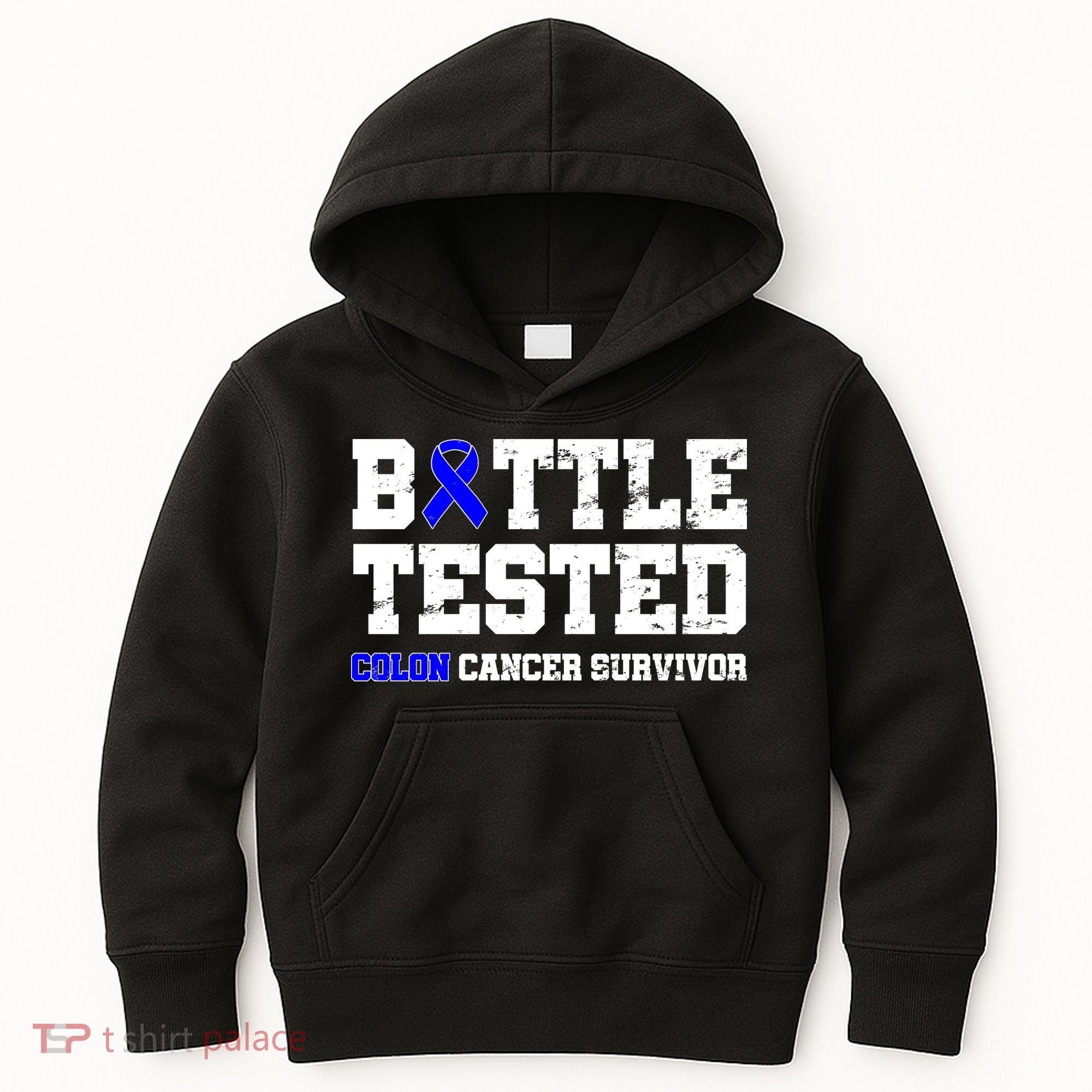 Battle Tested Colon Cancer Survivor Kids Hoodie