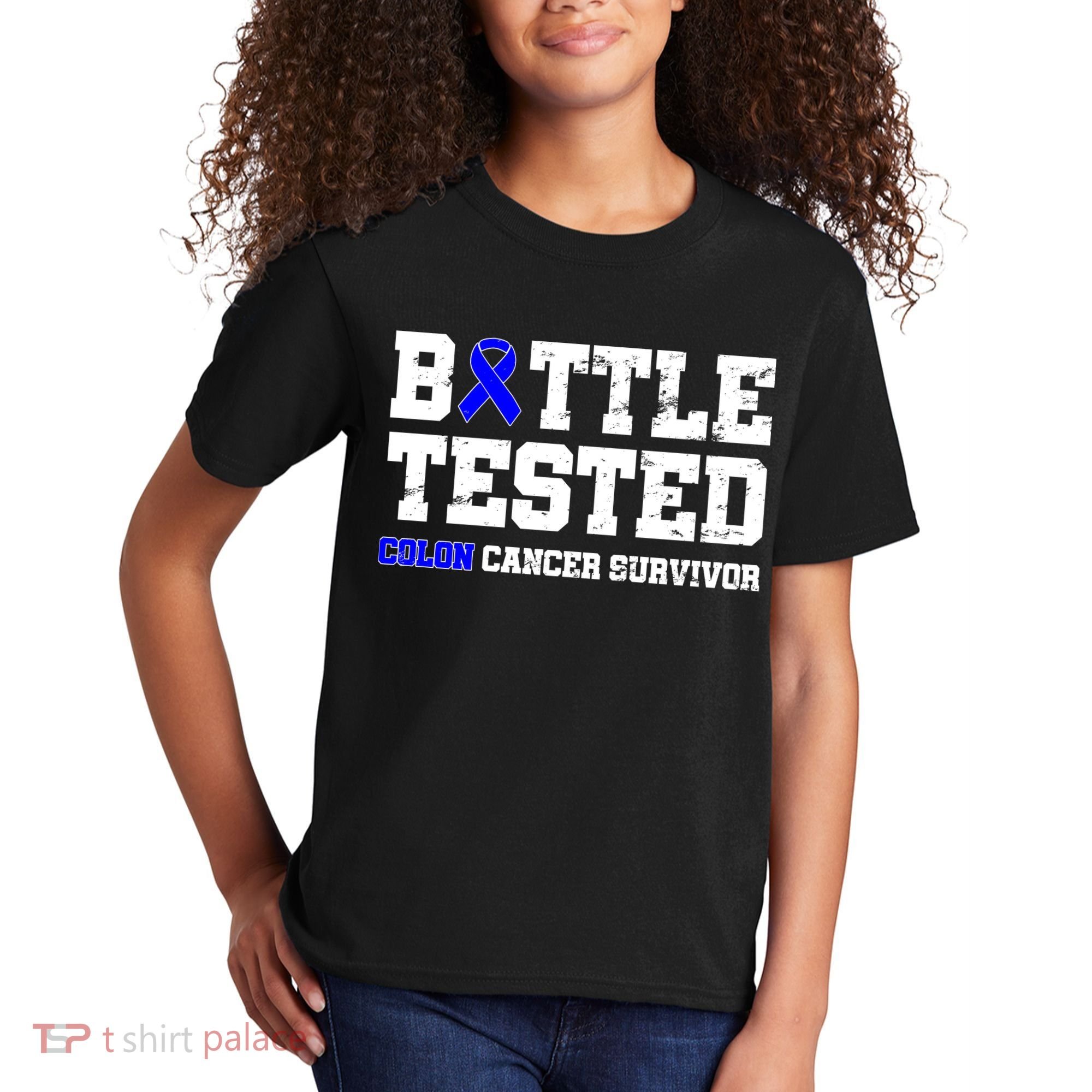 Battle Tested Colon Cancer Survivor Kids T-Shirt