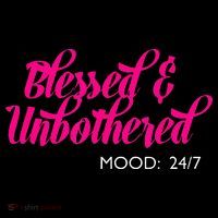 Blessed And Unbothered My Mood Christian Tank Top thumb 6