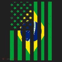 Brazil American USA Flag Brazilian Pride Hat thumb 2