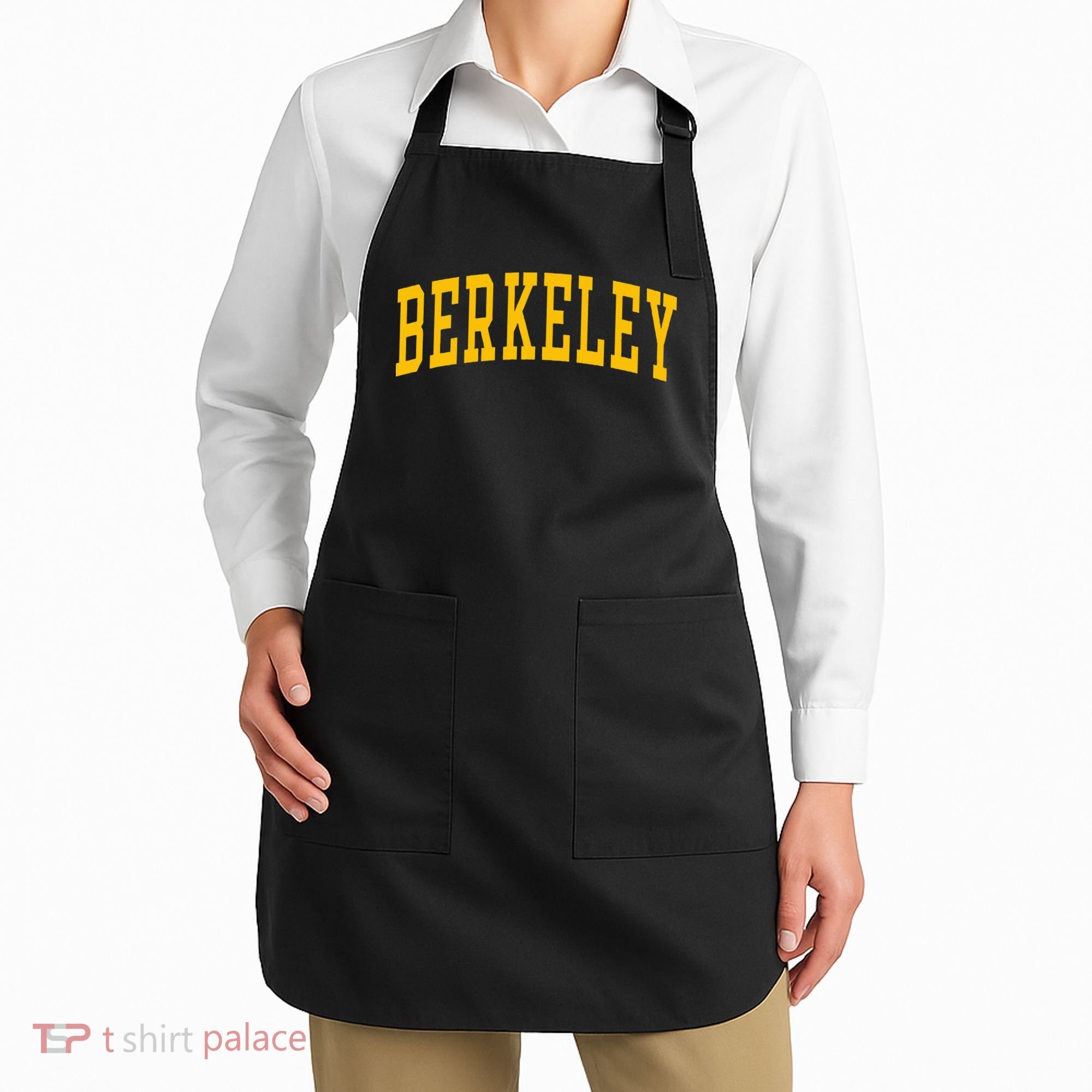 Berkeley Arched Varsity Apron