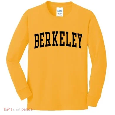 Berkeley Arched Varsity Kids Long Sleeve Shirt