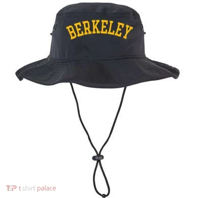 Berkeley Arched Varsity Text Yellow Berkeley Bucket Hat