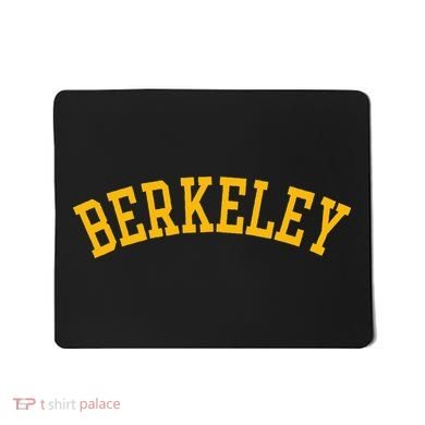 Berkeley Arched Varsity Text Yellow Berkeley Mousepad