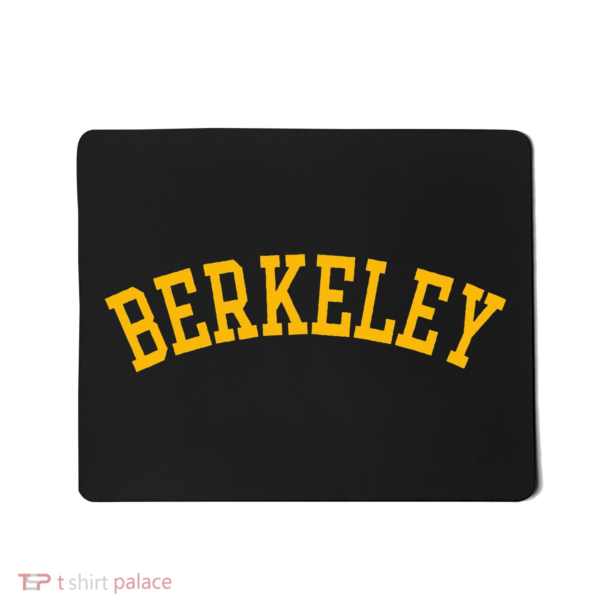 Berkeley Arched Varsity Text Yellow Berkeley Mousepad