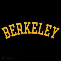 Berkeley Arched Varsity Text Yellow Berkeley Mousepad thumb 1