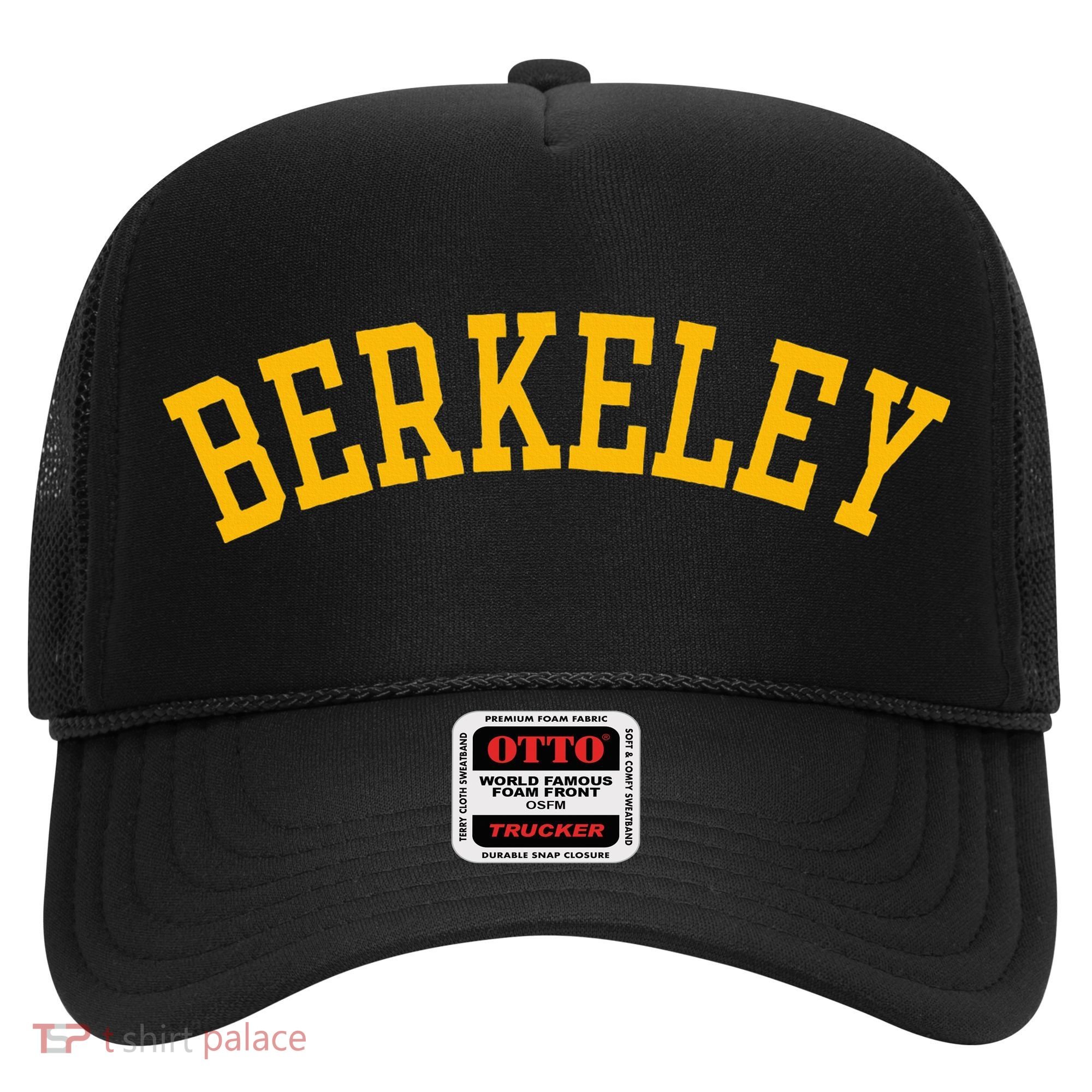 Berkeley Arched Varsity Text Yellow Berkeley Hat