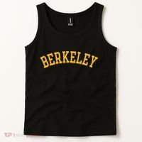 Berkeley Arched Varsity Text Yellow Berkeley Tank Top thumb 2