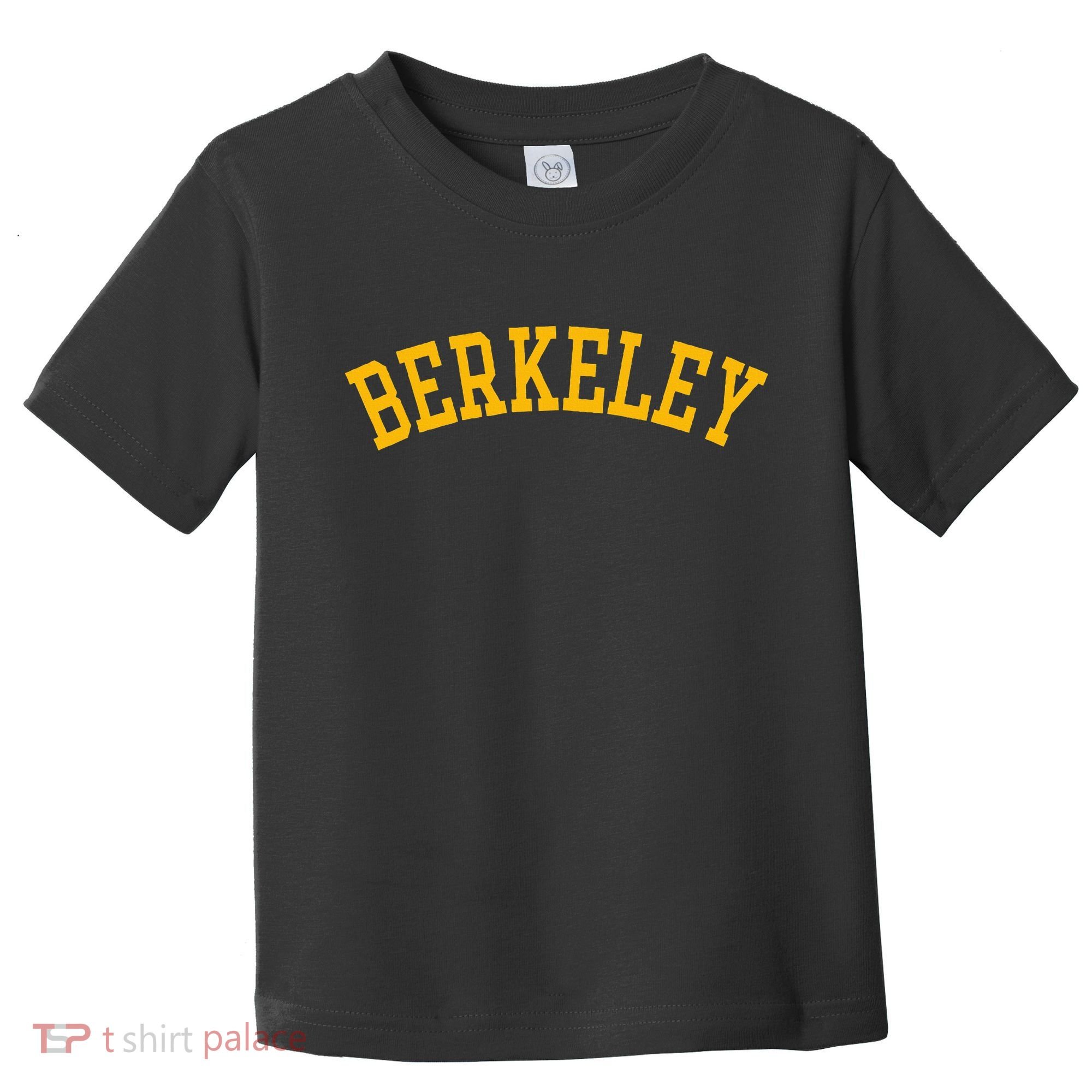Berkeley Arched Varsity Text Yellow Berkeley Toddler T-Shirt