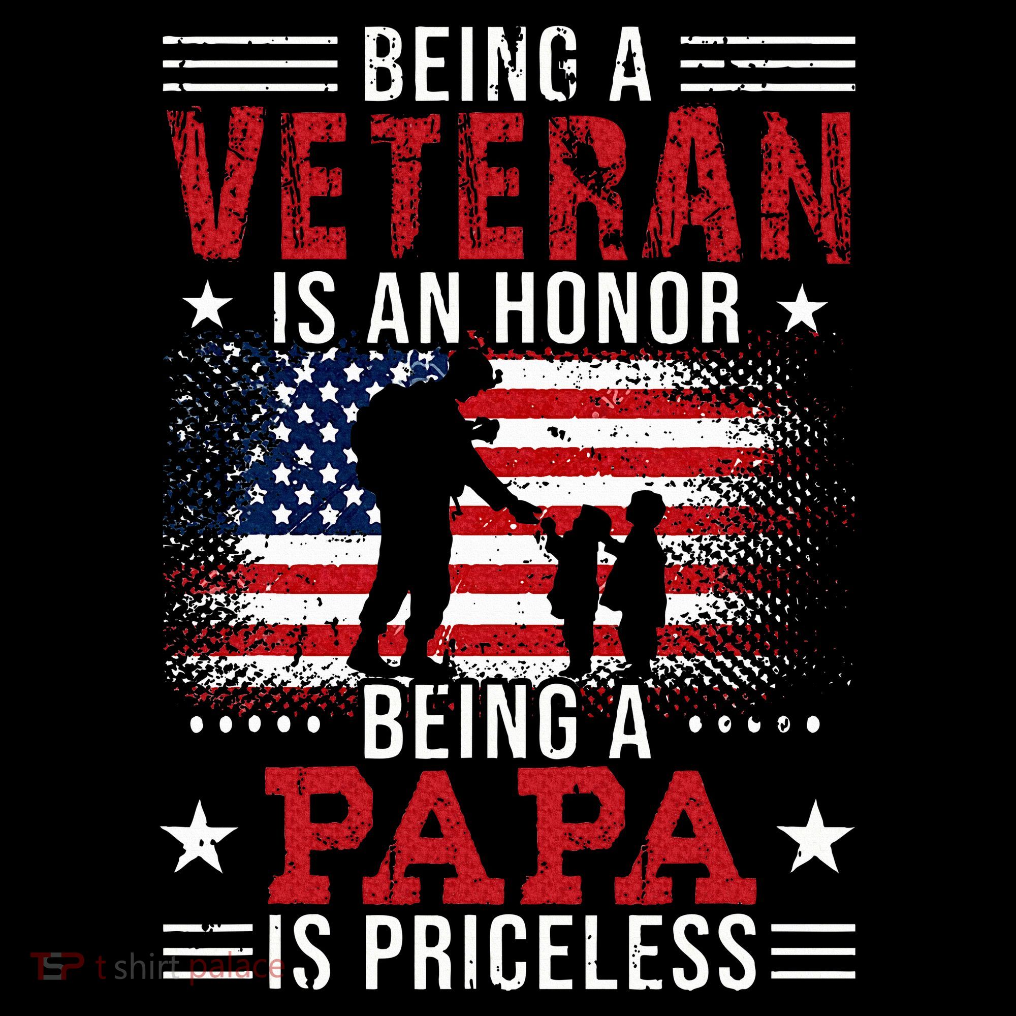 Being A Veteran Is An Honor Being Papa Is Priceless Mousepad