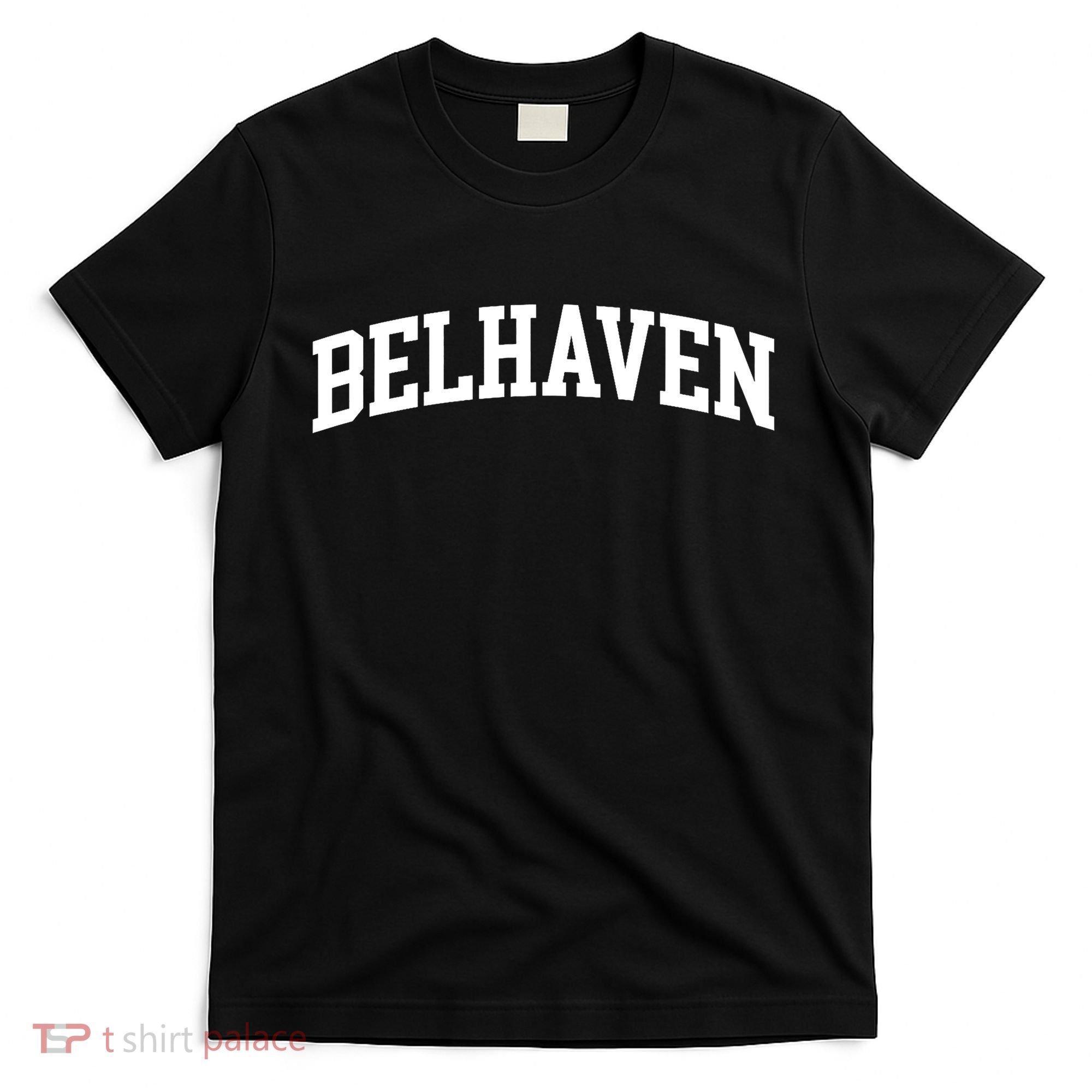 Belhaven Arch Vintage Retro College Athletic Sports T-Shirt