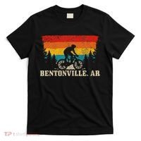 Bentonville Arkansas Vintage Mountain Bike Cycling T-Shirt thumb 0