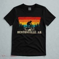 Bentonville Arkansas Vintage Mountain Bike Cycling T-Shirt thumb 5