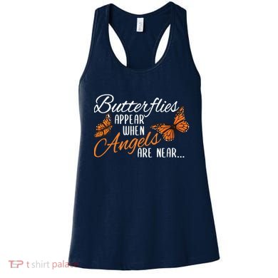 Butterflies Appear When Angels Are Near Monarch Butterfly Women's Tank Top