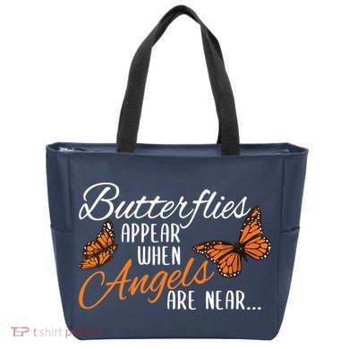 Butterflies Appear When Angels Are Near Monarch Butterfly Tote Bag