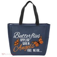Butterflies Appear When Angels Are Near Monarch Butterfly Tote Bag thumb 0