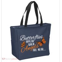 Butterflies Appear When Angels Are Near Monarch Butterfly Tote Bag thumb 2